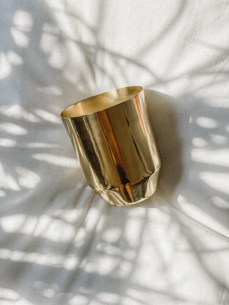 brass candle vessel