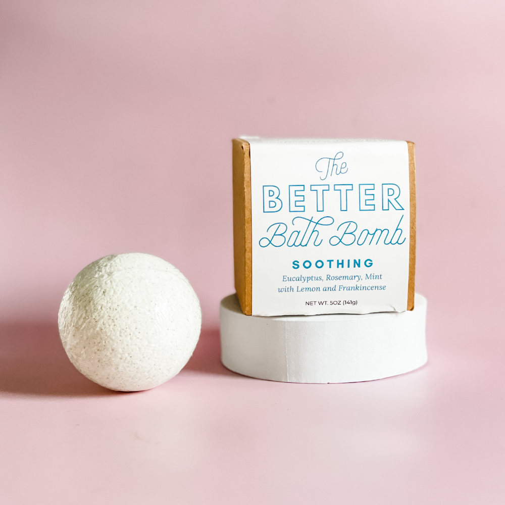 natural, non-toxic bath bomb