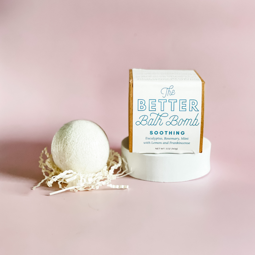 natural, non-toxic bath bomb